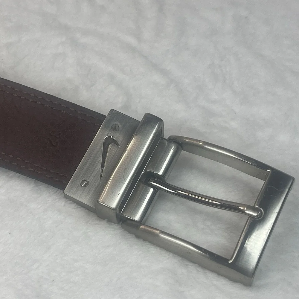 Nike Men's Reversible Belt Size 32 Black Brown 1.25